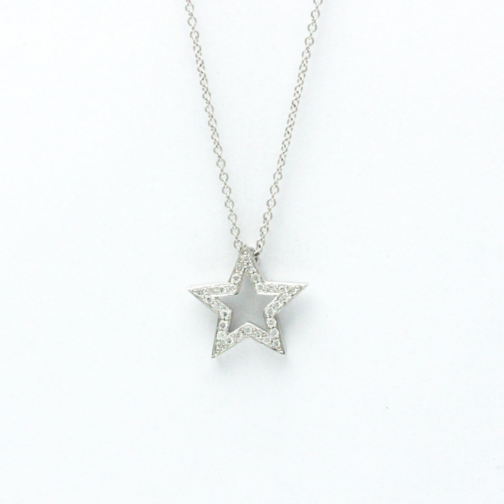 Tiffany Authentic Silver Diamond Necklace 2080$